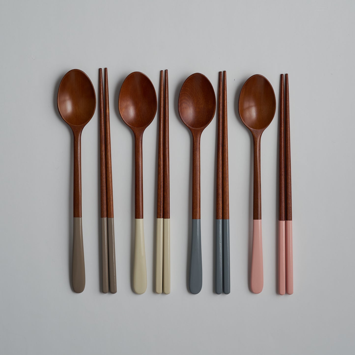 MODERN WOODEN SPOON AND CHOPSTICK SET