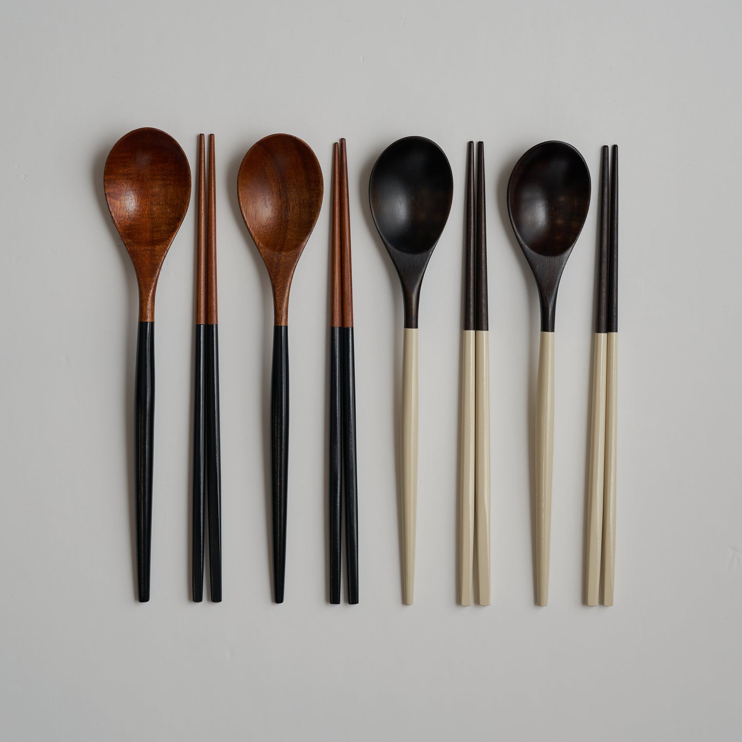 MACARON WOODEN SPOON AND CHOPSTICK SET